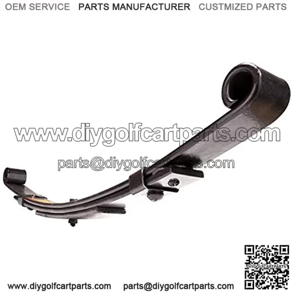 Golf Cart Heavy Duty Rear 3-Leaf Spring Kit with Bushings & Sleeves for 1995-2013 EZGO TXT OEM: 70506-G01 74135-G01 74207-G01 74207-G03 - Image 3