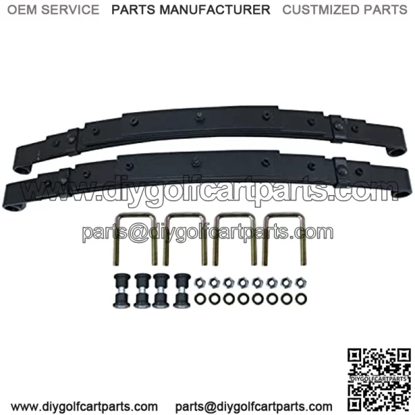 Rear Golf Cart Heavy Duty Spring Kit Compatible with 1994-2009 EZGO TXT,Golf Cart Heavy Duty Spring Kit Replace #74207-G02 72618-G01