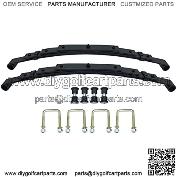 Rear Golf Cart Heavy Duty Spring Kit Compatible with 1994-2009 EZGO TXT,Golf Cart Heavy Duty Spring Kit Replace #74207-G02 72618-G01 - Image 2