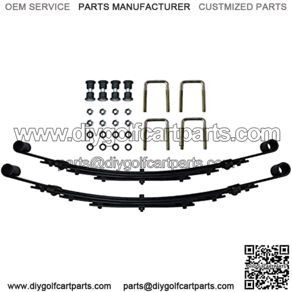 Rear Golf Cart Heavy Duty Spring Kit Compatible with 1994-2009 EZGO TXT,Golf Cart Heavy Duty Spring Kit Replace #74207-G02 72618-G01 - Image 3