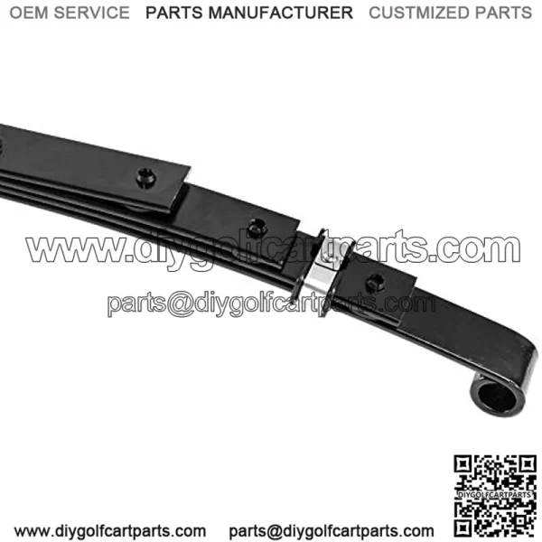 EZGO TXT Rear Heavy Duty Leaf Spring W/Bushings & Sleeves Kit for 1994-Up Golf Cart - 4 Leaf - Image 3
