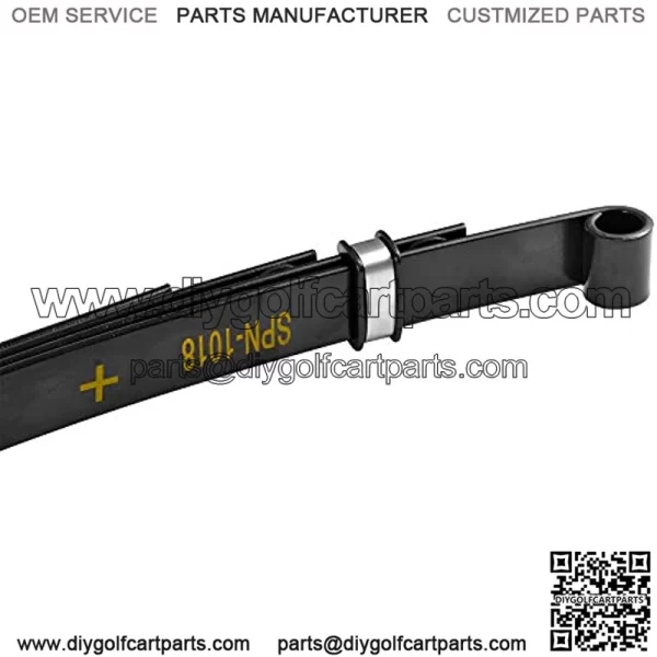 EZGO TXT Rear Heavy Duty Leaf Spring W/Bushings & Sleeves Kit for 1994-Up Golf Cart - 4 Leaf - Image 4