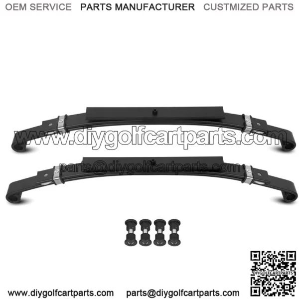 2 Rear Leaf Heavy Duty Springs For Club Car DS Golf Cart 1981+