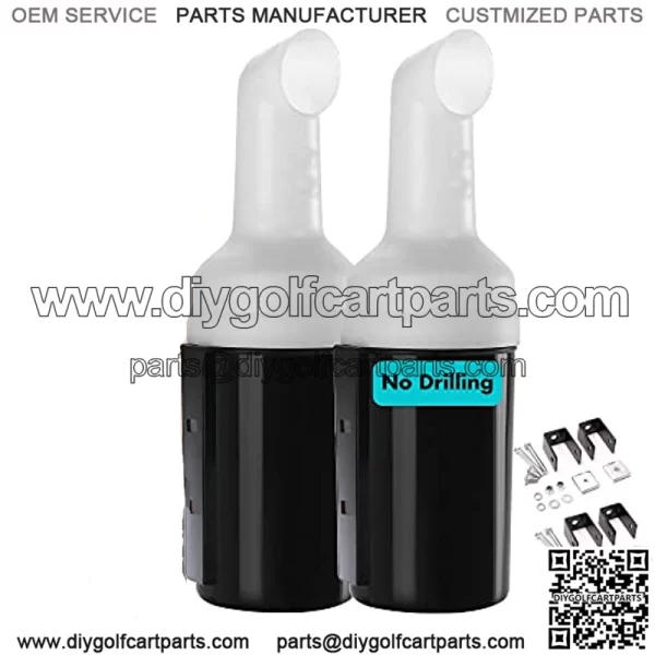 Golf Cart No Drilling Needed Sand Bottle Universal for EZ-GO Club Car Yamaha, Divot Filler Sand Bottle,Large Capacity and Easy to Install