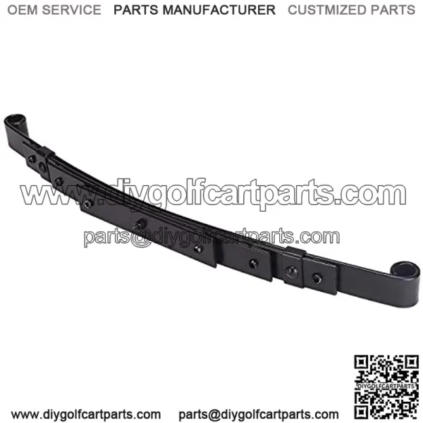 Heavy Duty 4 Leaf Rear Spring Kit for EZGO TXT Electric 1994-up & Gas 1994-2009 Golf Cart, Includes Bushings, Sleeves, U Bolts, OEM: 70506-G01 74135-G01 74207-G01 74207-G02 74207-G03 - Image 2