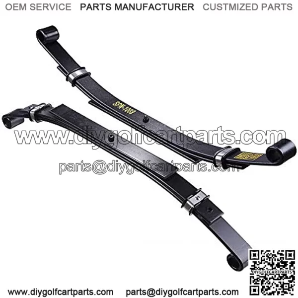 Rear Heavy Duty Leaf Spring Compatible with Club Car DS Golf Cart Heavy Duty Dual Action with Bushings(Set of 2) - Image 4