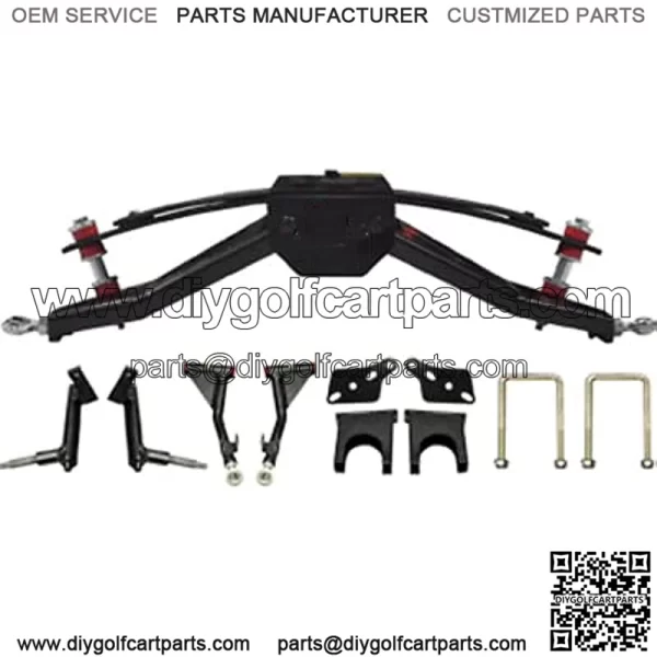 6" Double A-Arm Golf Cart Lift Kit for Club Car Precedent Gas/Elec 2004-Up