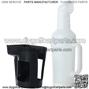 Golf Cart No Drilling Sand Bottle with Base for Club Car Filler Sand Bottle Assembly OEM# 105284001/103451301
