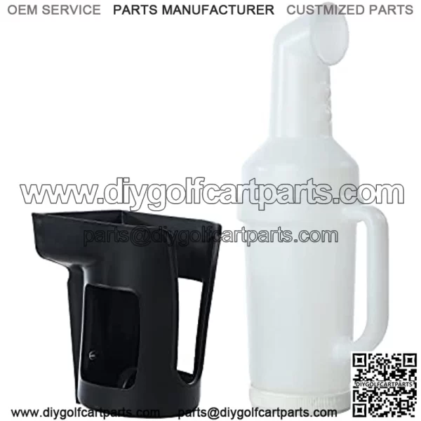 Golf Cart No Drilling Sand Bottle with Base for Club Car Filler Sand Bottle Assembly OEM# 105284001/103451301