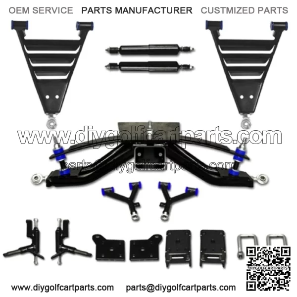 6" A-Arm Golf Cart Heavy Duty Lift Kit for EZGO RXV Gas/Elec 2008-2013.5