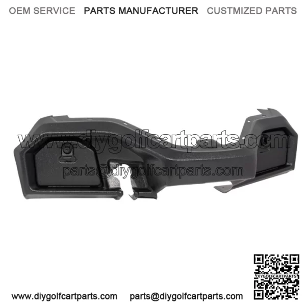 Yamaha Drive2 Golf Cart Satin Black Dash Cover with Locking Doors - 2017-Up - Image 3