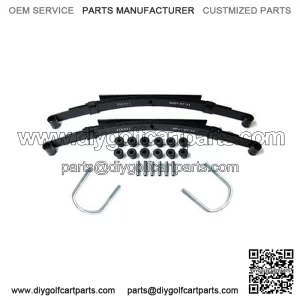 Club Car DS Heavy Duty Golf Cart Rear Leaf Spring Complete Kit Fits 1982 and Up