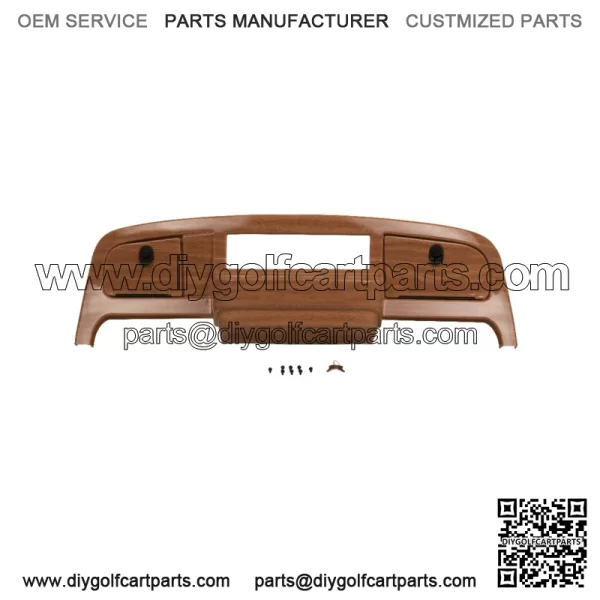EZGO TXT Freedom (14-Up) Light Oak Dash Cover With Locking Doors and Key