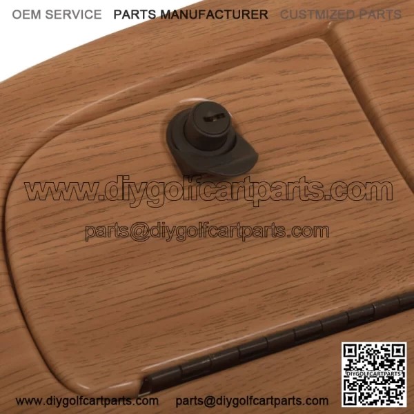 EZGO TXT Freedom (14-Up) Light Oak Dash Cover With Locking Doors and Key - Image 2