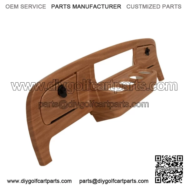 EZGO TXT Freedom (14-Up) Light Oak Dash Cover With Locking Doors and Key - Image 3