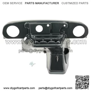 EZGO TXT (14-Up) Golf Cart Elite Radio Dash Cover - Carbon Fiber Finish
