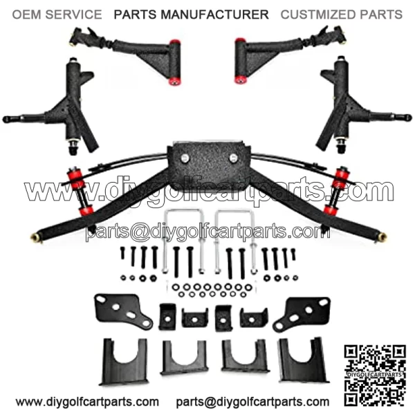 Lift Kit for Club Car Precedent Golf Cart | Also Compatible with 2017-Up Club Car Onward and 2018-Up Club Car Tempo Models - 4 Inch