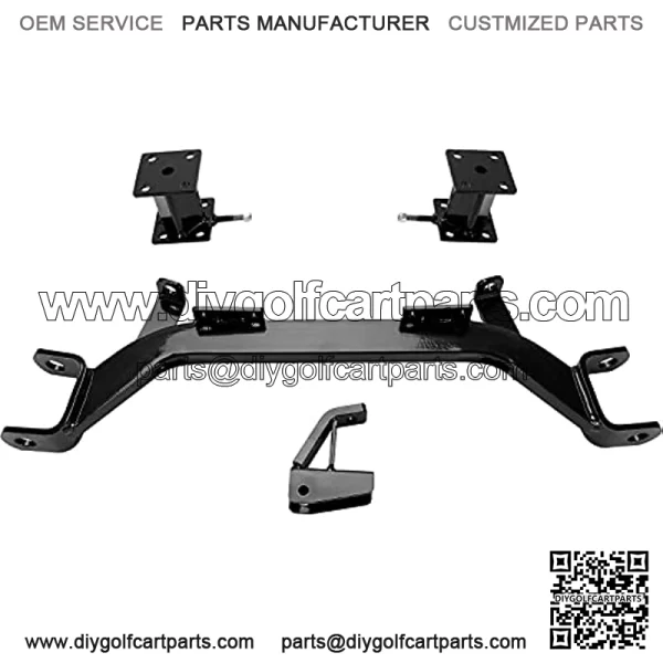 4" Drop axle Lift kit Compatible with 1975-1994.5 EZGO Marathon Golf Cart Electric Model Steel