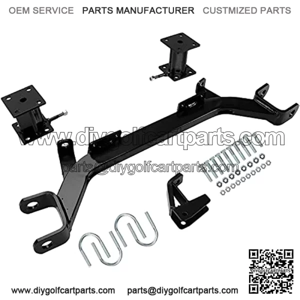 4" Drop axle Lift kit Compatible with 1975-1994.5 EZGO Marathon Golf Cart Electric Model Steel - Image 2