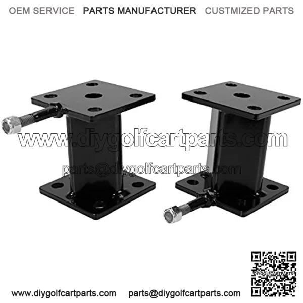 4" Drop axle Lift kit Compatible with 1975-1994.5 EZGO Marathon Golf Cart Electric Model Steel - Image 5