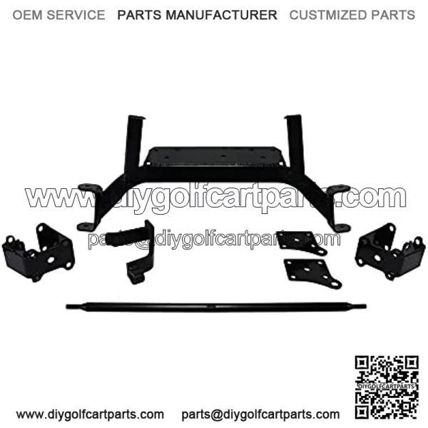 6" Drop Axle Lift Kit for EZGO MPT/Workhorse 1200 (2001.5-2013) Golf Cart