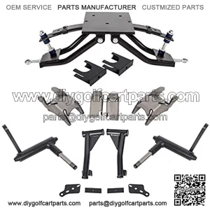 6" Heavy Duty Double A-Arm Lift Kit for Club Car 82-03 DS Golf Cart Electric/Gas