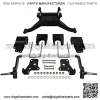 EZGO RXV Electric Golf Cart Lift Kit 6" A Arm 2008-2013