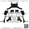 EZGO RXV Electric Golf Cart Lift Kit 6" A Arm 2008-2013 - Image 2