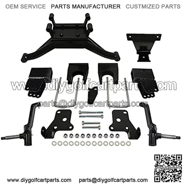 EZGO RXV Gas Golf Cart Lift Kit 6" A Arm BMF - Image 2