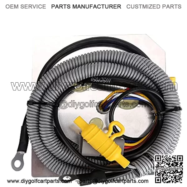Golf Cart On Board Computer OBC for Club Car DS Electric 48v Regen II, IQ 101909902 AM1229201 102852001 103359401 103403101 with Square 6-pin Plug