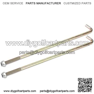 Golf Cart Battery Hold Down Rod Fits Club Car DS Electric Years 1976-2006, Yamaha G22, Replaces 102845203 JN3-H2133-00 JN2-H2133-00, Pack of 2