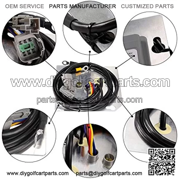 Golf Cart On Board Computer Field Kit for 48V Club Car/Lester Powerdrive, OEM# 101909902 - Image 4