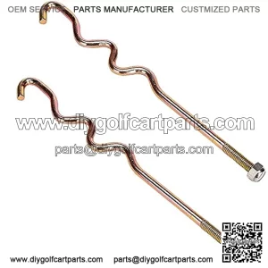 Golf Cart Battery Hold Down Rods Kit for Club Car Precedent 2008.5 & Up OEM#103374801 103357701