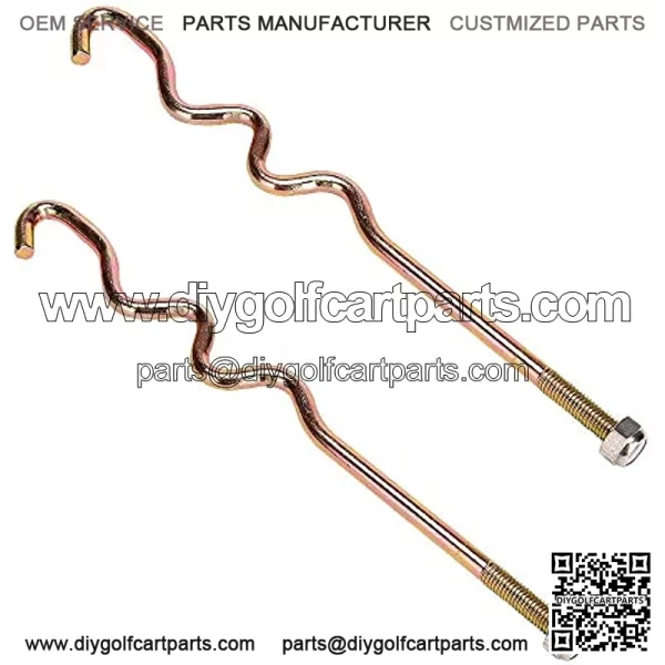 Club Car Precedent Battery Hold Down Plate fit for Golf Cart Club Car Precedent (2008.5-up) Replacement Part 103374801 103357701 - with 2pcs Battery Bolt S Type Rod - Image 4