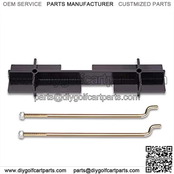 Golf Cart Battery Hold Down Plate with Rods Kit for EZGO TXT RXV 1994-up Gas and Electric Gas and Electric Golf Cart, OEM# 70045G01 01101-G01 - Image 4