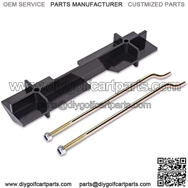 Golf Cart Battery Hold Down Retainer Plate and Rods Kit with Nuts for EZGO TXT 1994-up 36 Volt Electric, Replace OEM 70045G01, 70045-G01, 01101G01, 01101-G01 - Image 5