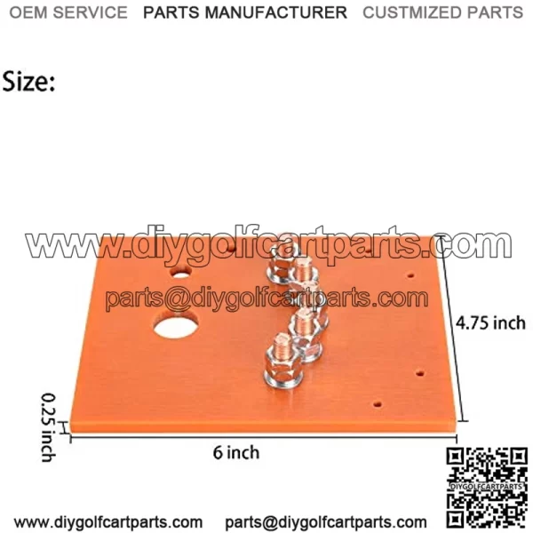 Speed Control Board Assembly for 1968-1981 EZGO Marathon X-440 X-444 Electric, 1971-1985 Melex Golf Cart, OEM# 14898-G1 11873-G1 300650, Speed Switch Board with Contacts - Image 2