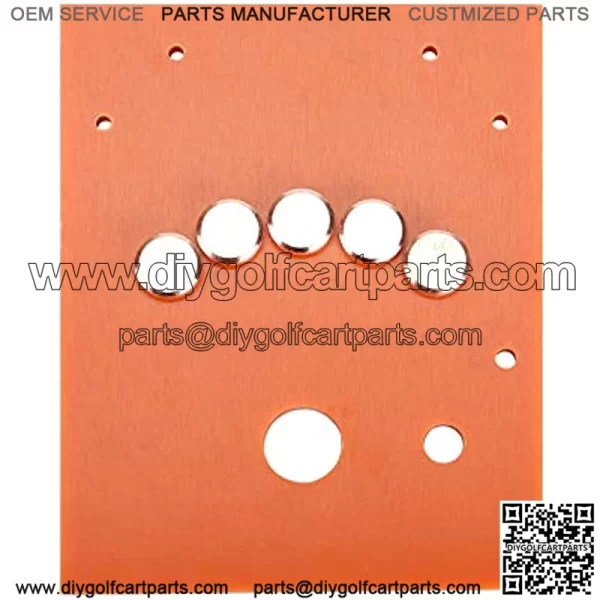 Speed Control Board Assembly for 1968-1981 EZGO Marathon X-440 X-444 Electric, 1971-1985 Melex Golf Cart, OEM# 14898-G1 11873-G1 300650, Speed Switch Board with Contacts - Image 5