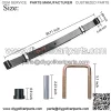Golf Cart Rear Heavy Duty 4-Leaf Spring Kit with Bushings & Sleeves Kit for EZGO TXT Golf Cart 1995-2013 - Image 2