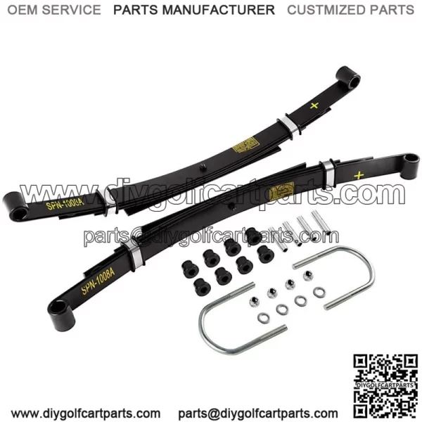 Golf Cart Rear Leaf Spring Heavy Duty (4 Leaf) for Club Car DS 1982+, Set Of 2 - Image 3