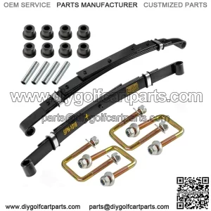 Heavy Duty Golf Cart Rear Leaf Spring 4 Leaf For EZGO TXT/Medalist 94+, Set of 2