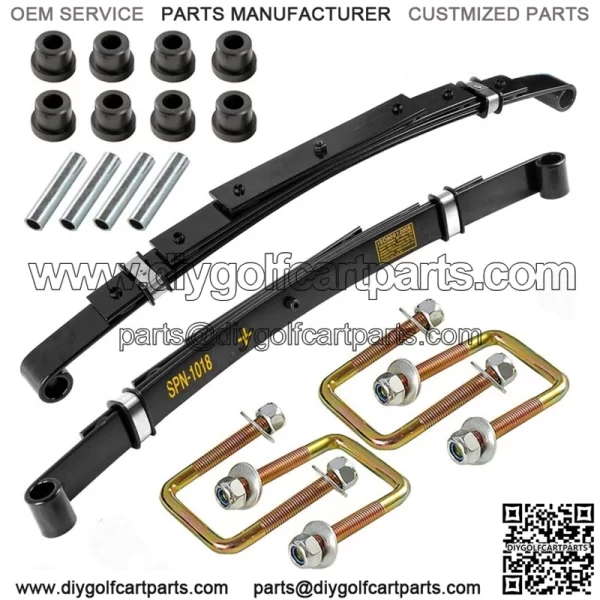 Heavy Duty Golf Cart Rear Leaf Spring 4 Leaf For EZGO TXT/Medalist 94+, Set of 2 - Image 2