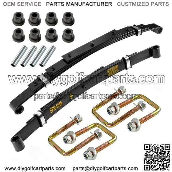 Heavy Duty Golf Cart Rear Leaf Spring 4 Leaf For EZGO TXT/Medalist 94+, Set of 2 - Image 3