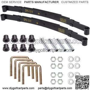 Golf Cart Heavy Duty 4-Leaf Rear Leaf Spring Kit for EZGO TXT 1994-2009 74207G02