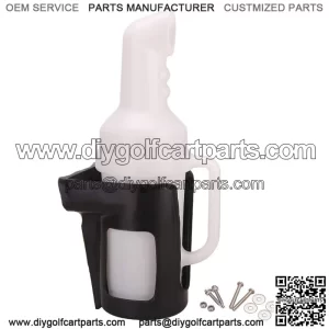 Golf Cart Sand Bottle W/ Handle Includes Holder Fit EZGO Club Car Yamaha