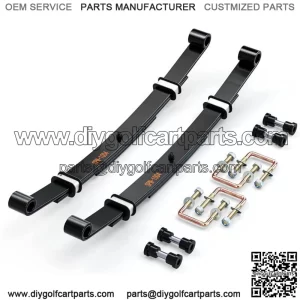 Heavy Duty 3 Leaf Rear Leaf Spring for EZGO TXT 1995-up Golf Cart W/ Bushing