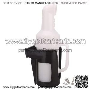 Golf Cart Sand Bottle W/ Handle Includes Holder for Yamaha EZGO Club Car