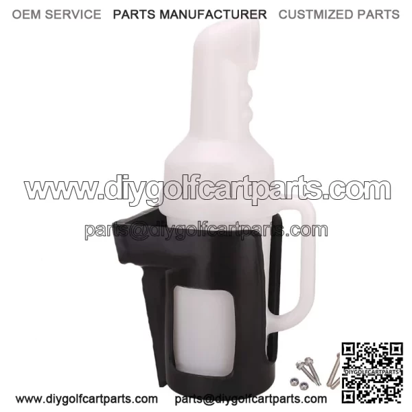 Golf Cart Sand Bottle W/ Handle Includes Holder for Yamaha EZGO Club Car