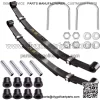 Heady Duty Rear Leaf Springs for Club Car DS Golf Cart 1981-up 3 Leaf (Set of 2)