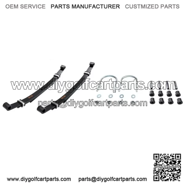 Heady Duty Rear Leaf Springs for Club Car DS Golf Cart 1981-up 3 Leaf (Set of 2) - Image 3